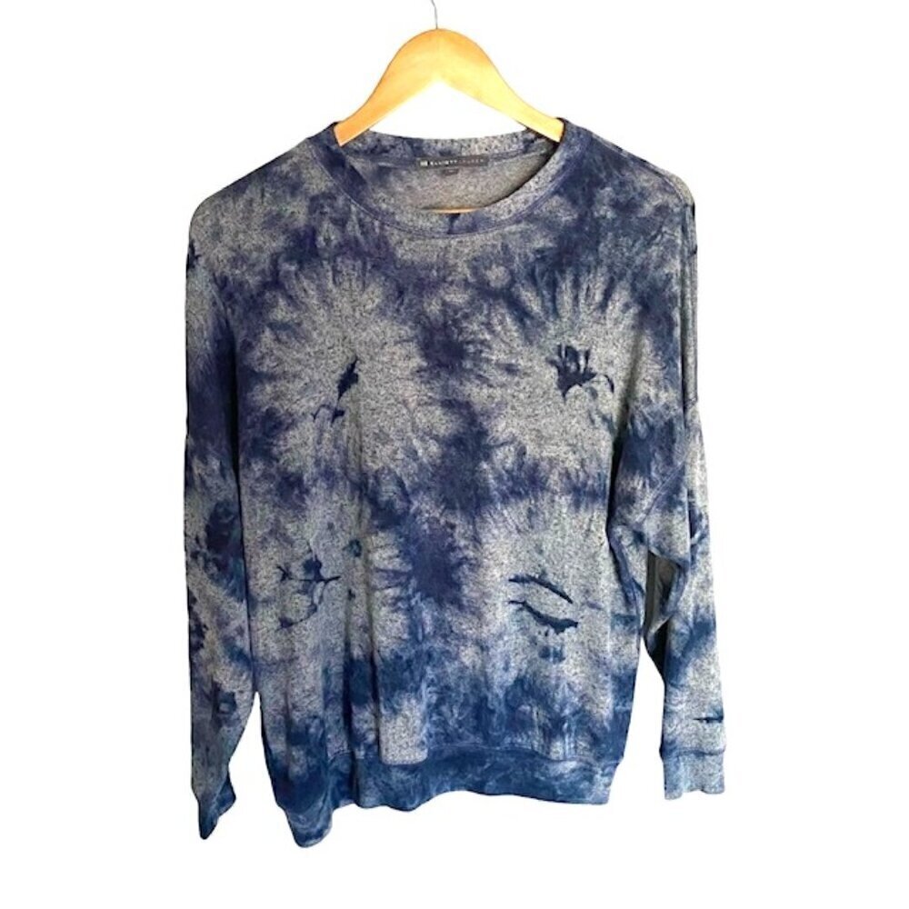 Elliot Lauren Blue Twilight Printed Sweatshirt Medium - Picture 2 of 4